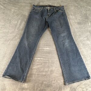 Gap Denim Jeans Womens 18 /34R Blue Boot Cut Stretch Preppy High Rise Casual